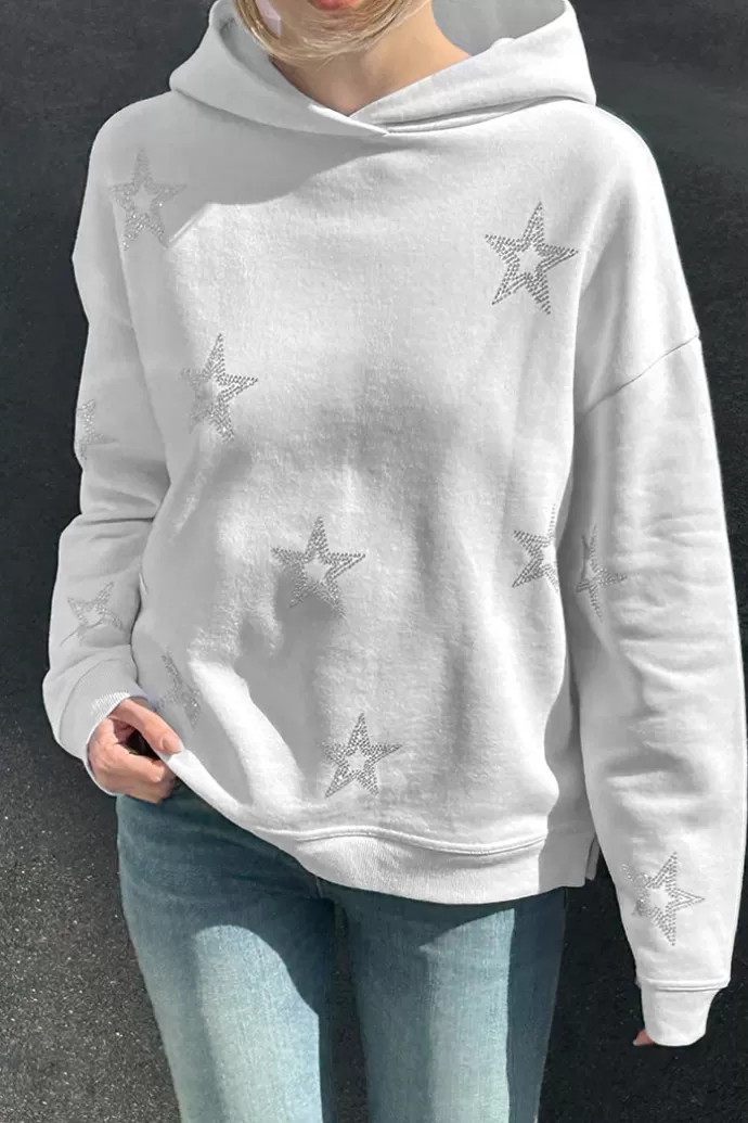 Subdued Felpa Stelle Strass^Donna Graphics