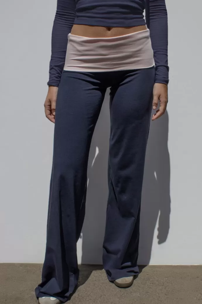 Subdued Pantaloni Wide-leg con risvolto^Donna Pantaloni