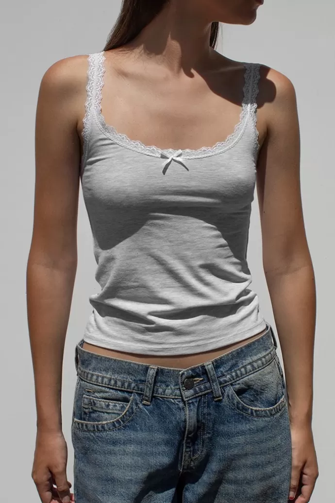 Subdued Tank top fiocchetto e pizzo^Donna Top
