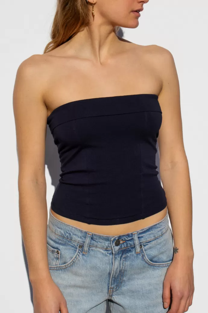 Subdued Top a fascia con lace-up^Donna Top