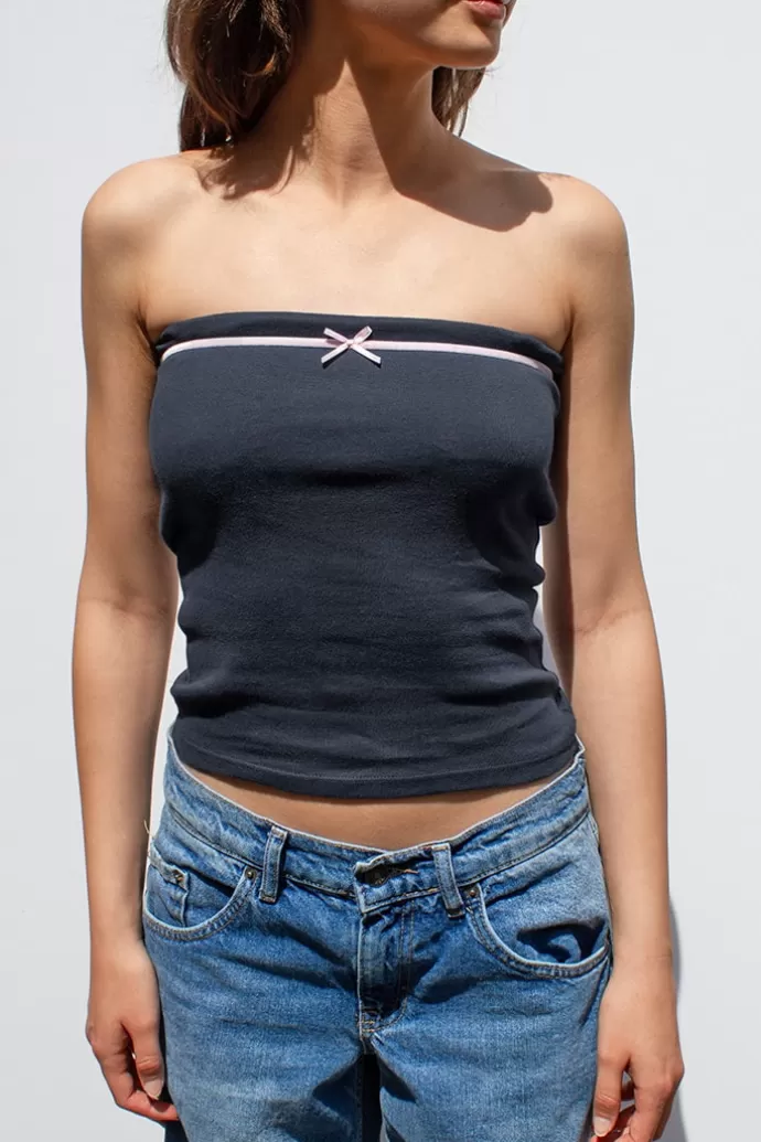 Subdued Top fascia con fiocchetto^Donna Top