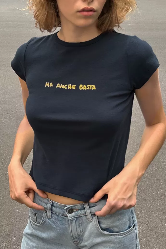 Subdued T-shirt Ma anche basta^Donna Graphics