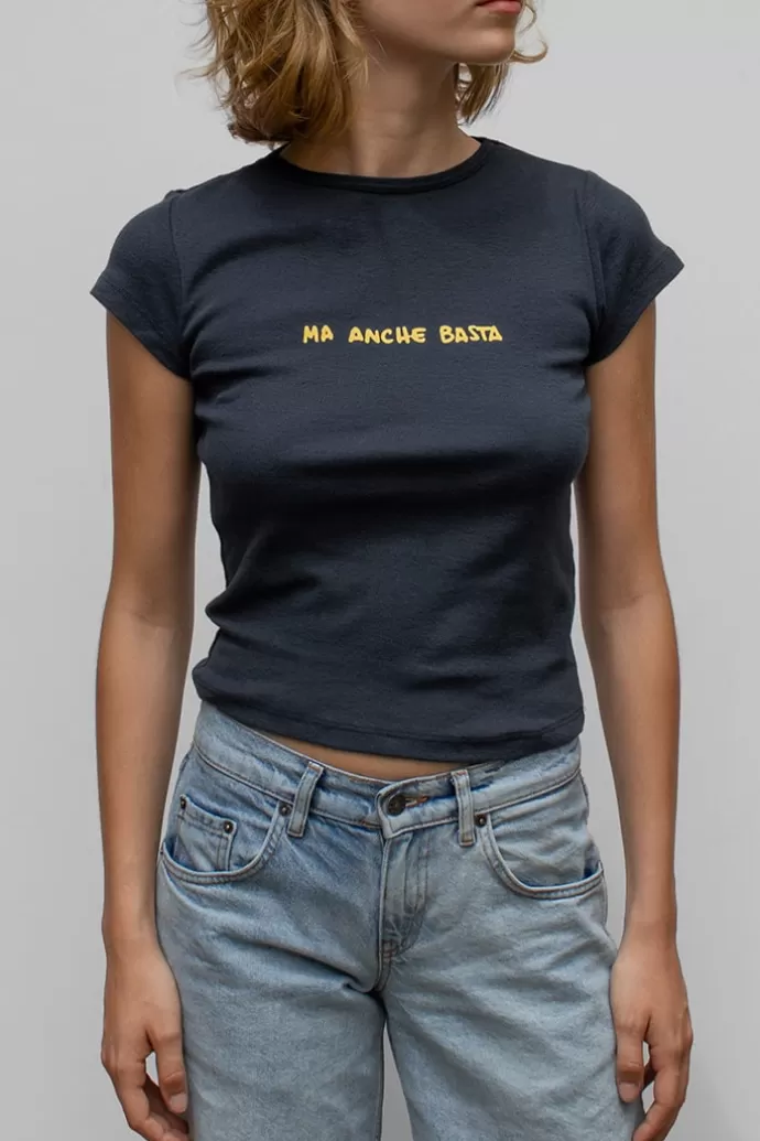Subdued T-shirt Ma anche basta^Donna Graphics